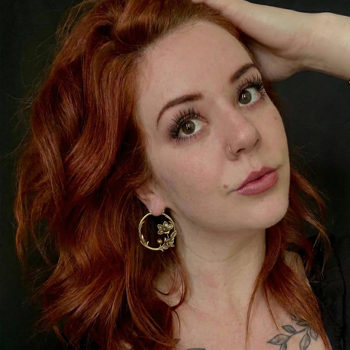 BLOSSOMING VINE EARRINGS