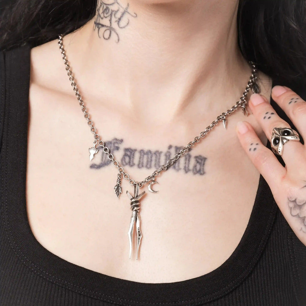 BOUND TWIN NECKLACE (GOLD)