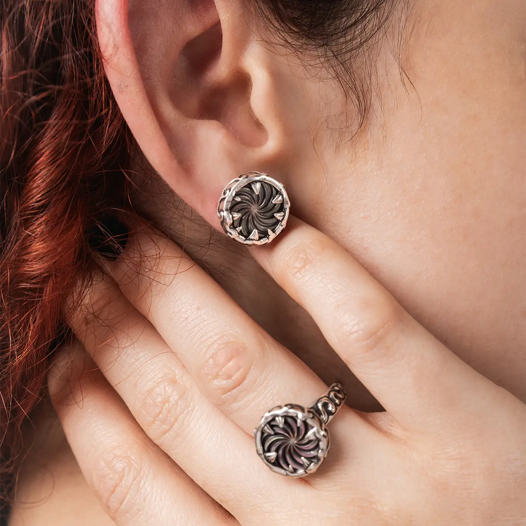 CHARYBDIS MAW EAR STUDS