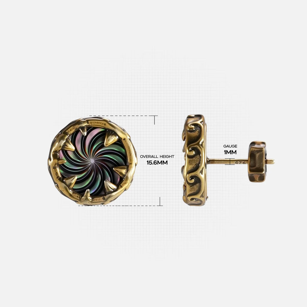 CHARYBDIS MAW EAR STUDS