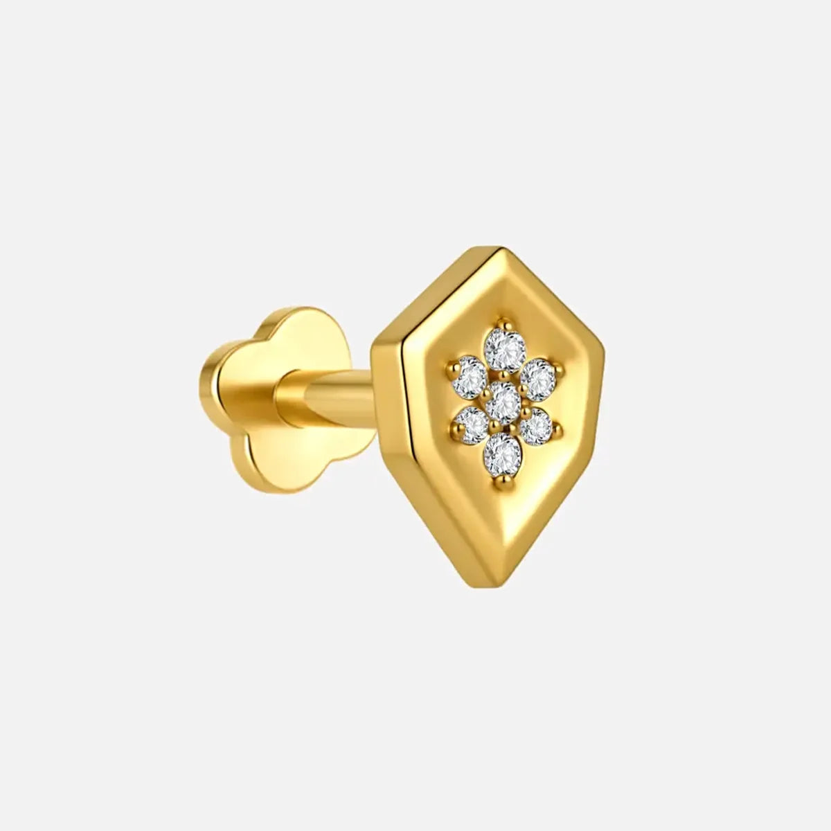 CRYSTAL SHIELD FLATBACK STUD