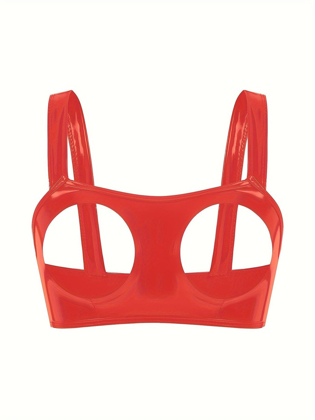 Glossy Latex Bra Corset