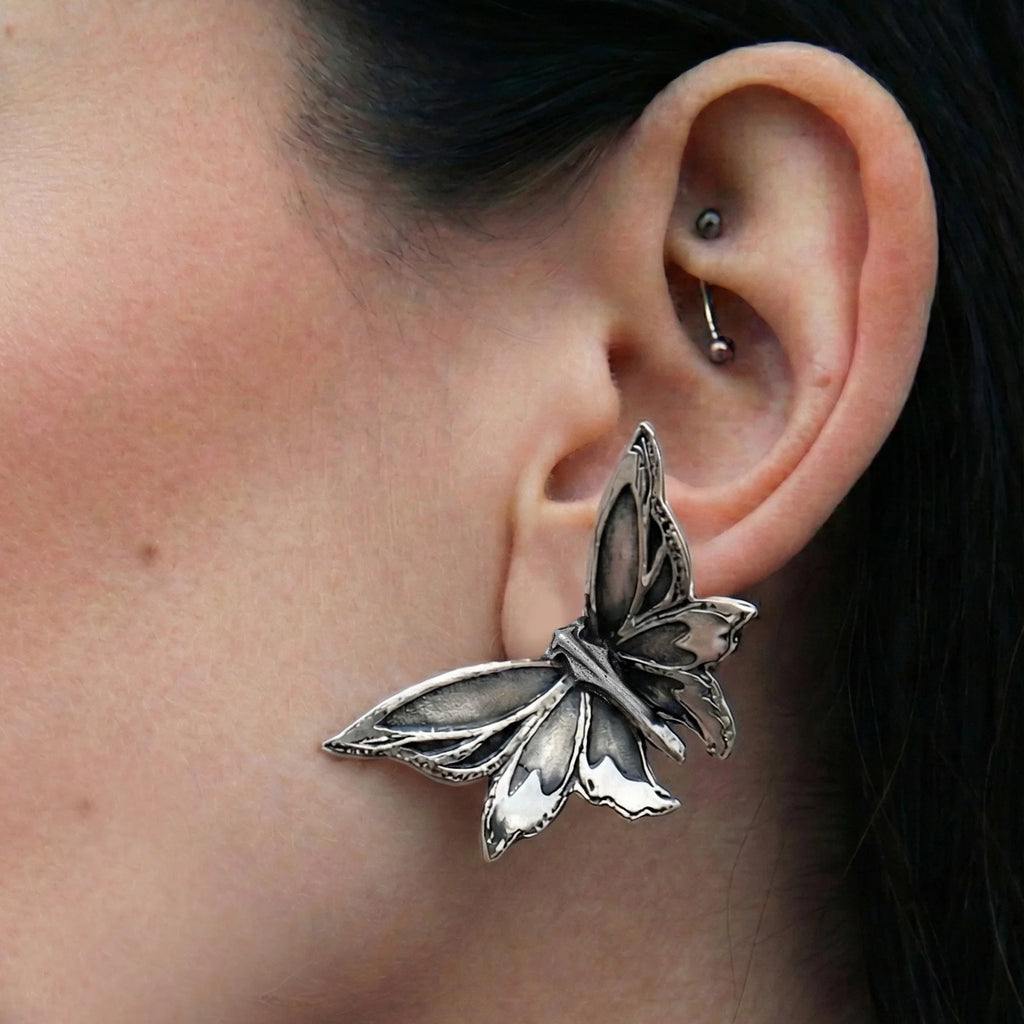 ETERNAL MOTH EAR STUDS