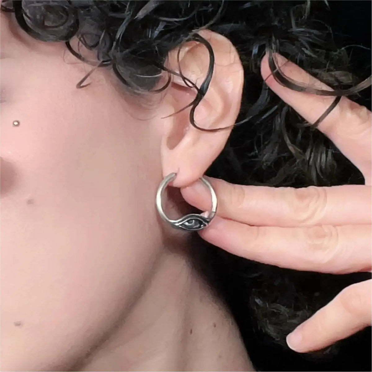 EYELOCK EARRINGS (925 SILVER)