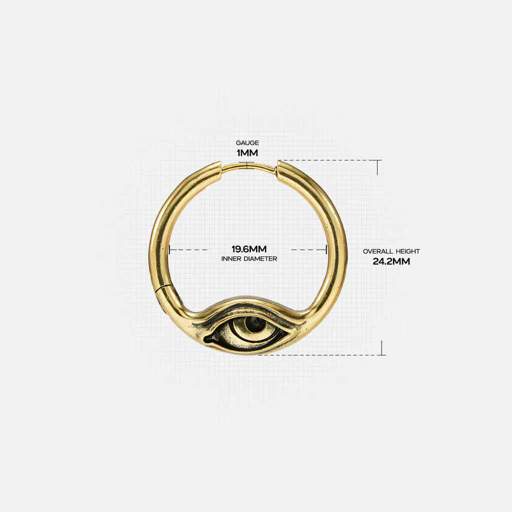 EYELOCK EARRINGS (925 SILVER)