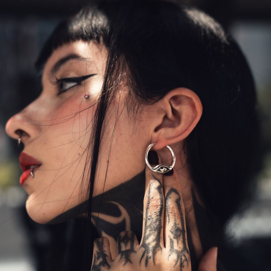 EYELOCK EARRINGS (925 SILVER)