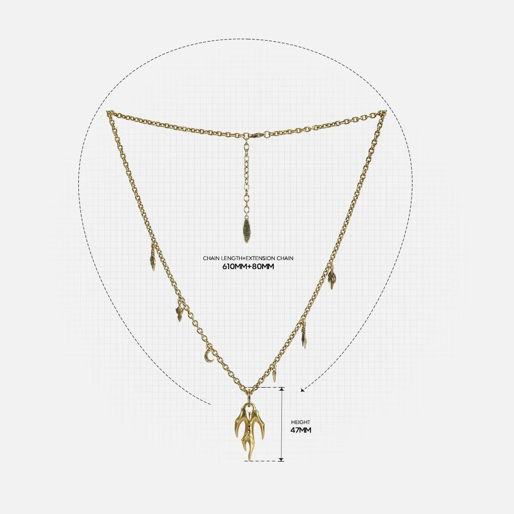 FERAL HUSK NECKLACE (SILVER)