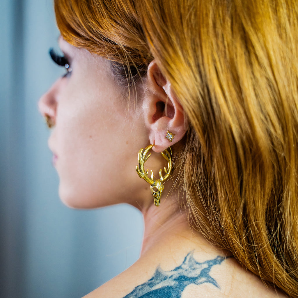 FOREST STAG EARRINGS