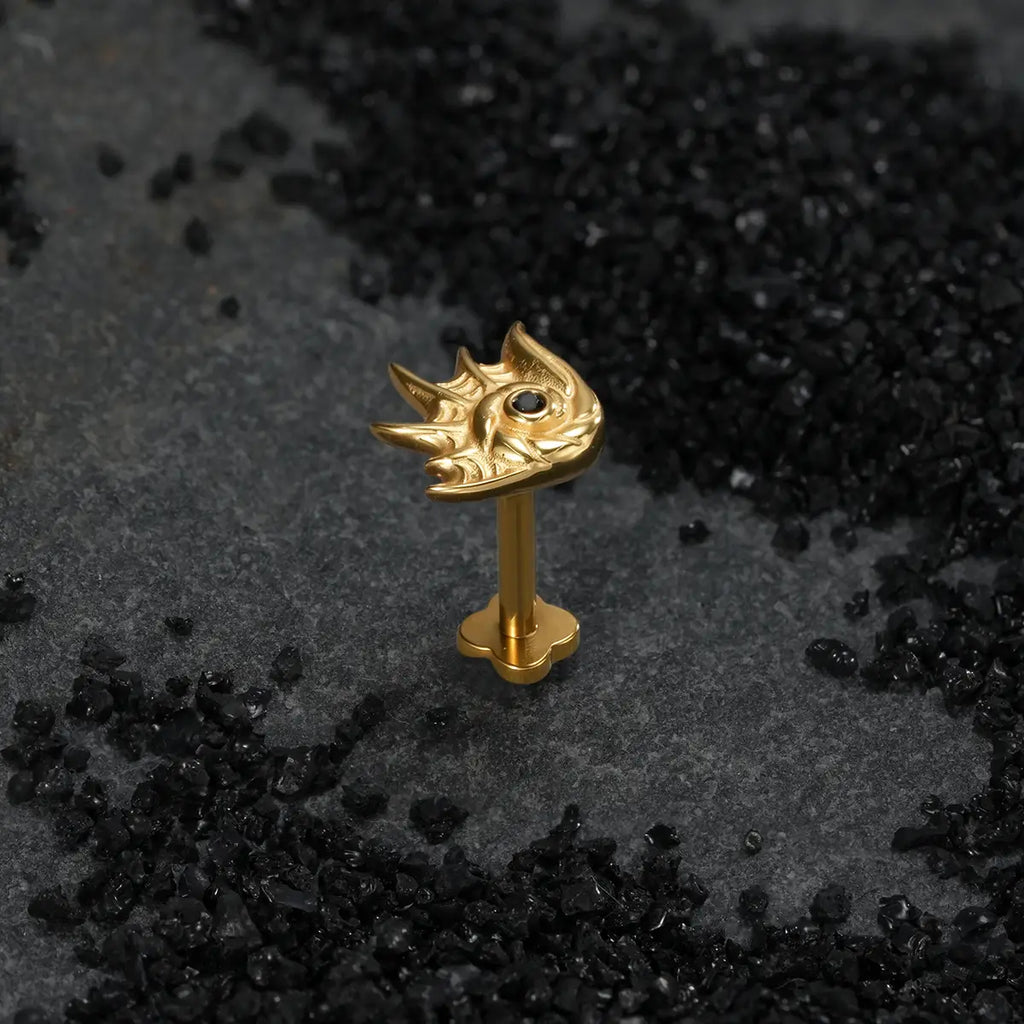 ABYSS CONCH FLATBACK STUD