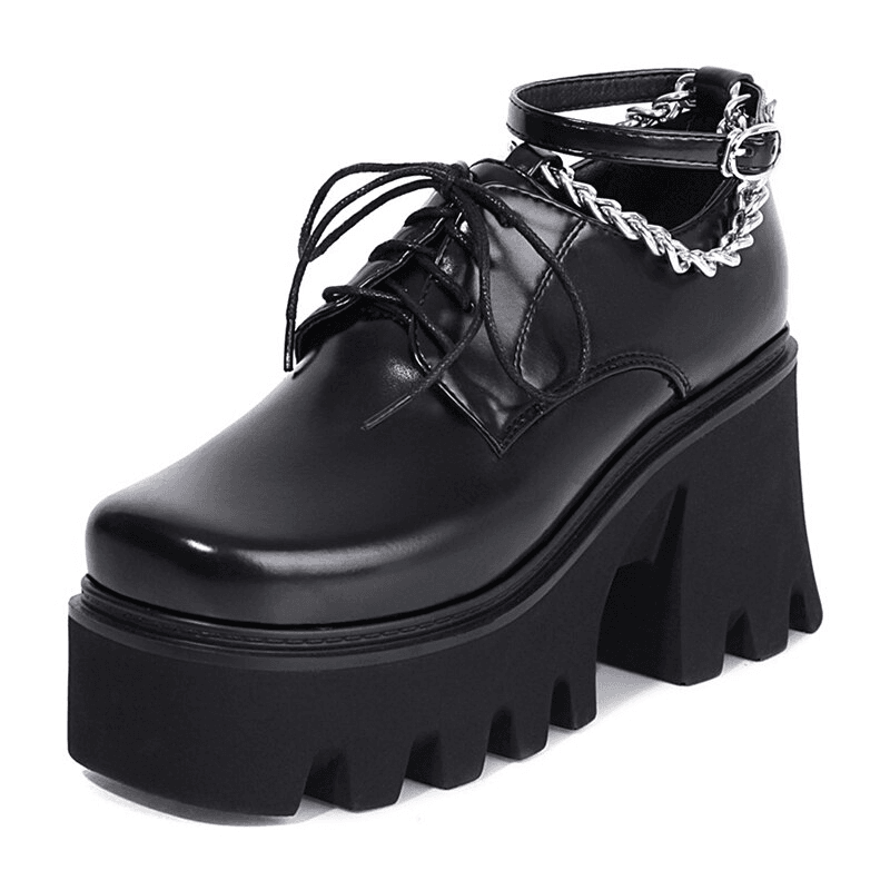 Goth Girl Boots - front studio view (1 of 2)