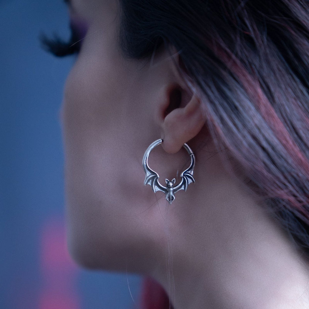 GOTHIC BAT EARRINGS