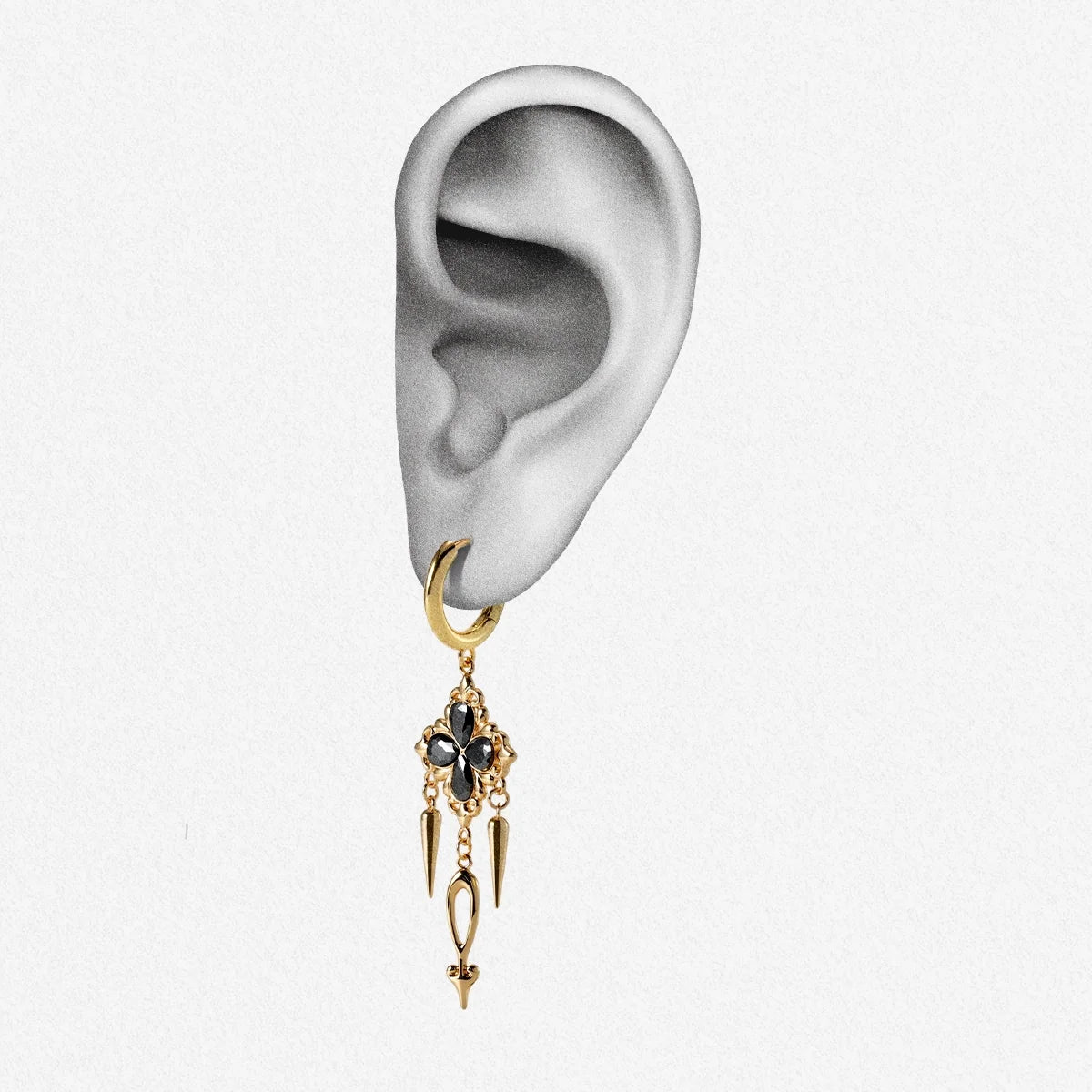 GOTHIC BLOOM EARRINGS