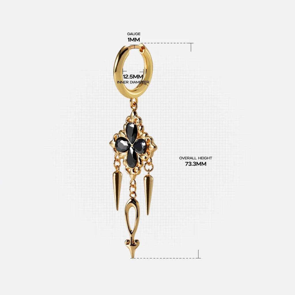 GOTHIC BLOOM EARRINGS