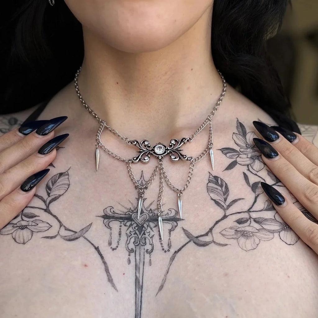 GOTHIC CASCADE NECKLACE