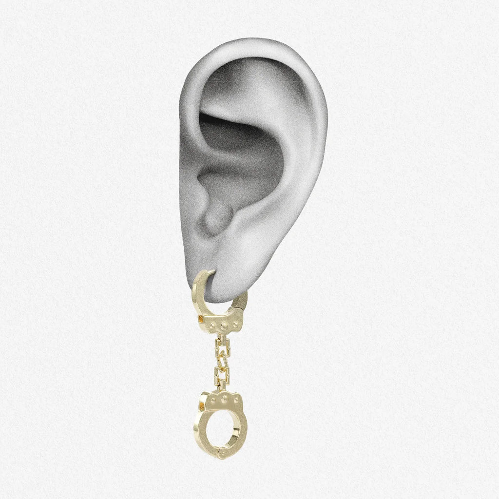 HANDCUFF CHAIN EARRINGS