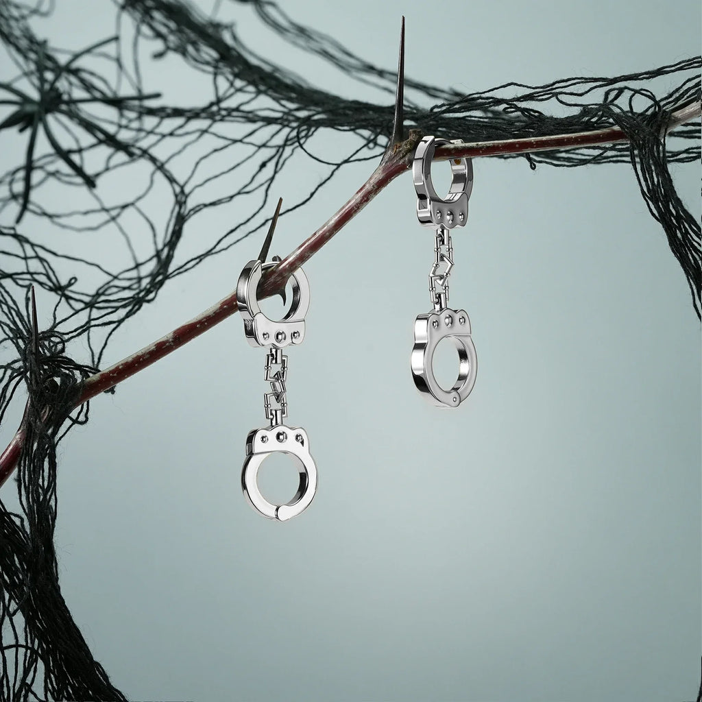 HANDCUFF CHAIN EARRINGS