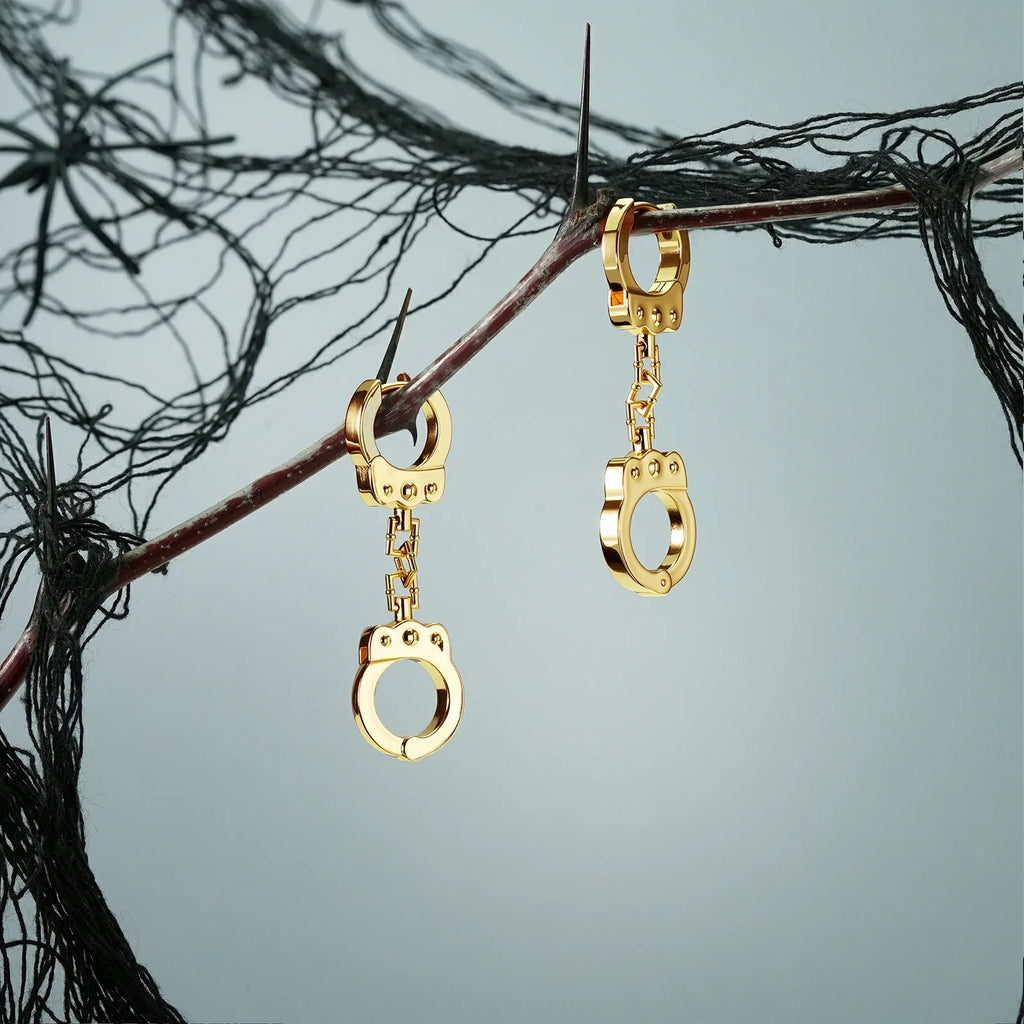 HANDCUFF CHAIN EARRINGS