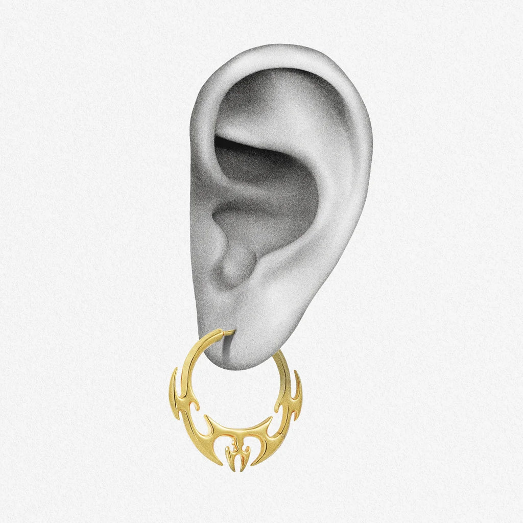 HELLFIRE WING EARRINGS
