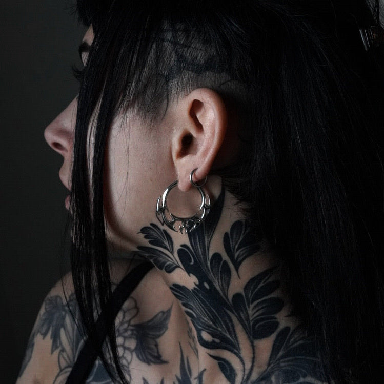 HELLFIRE WING EARRINGS