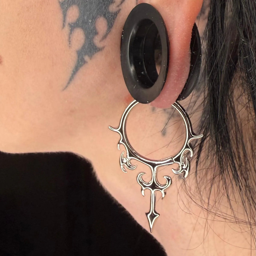 HELLFLAME BLADE EARRINGS