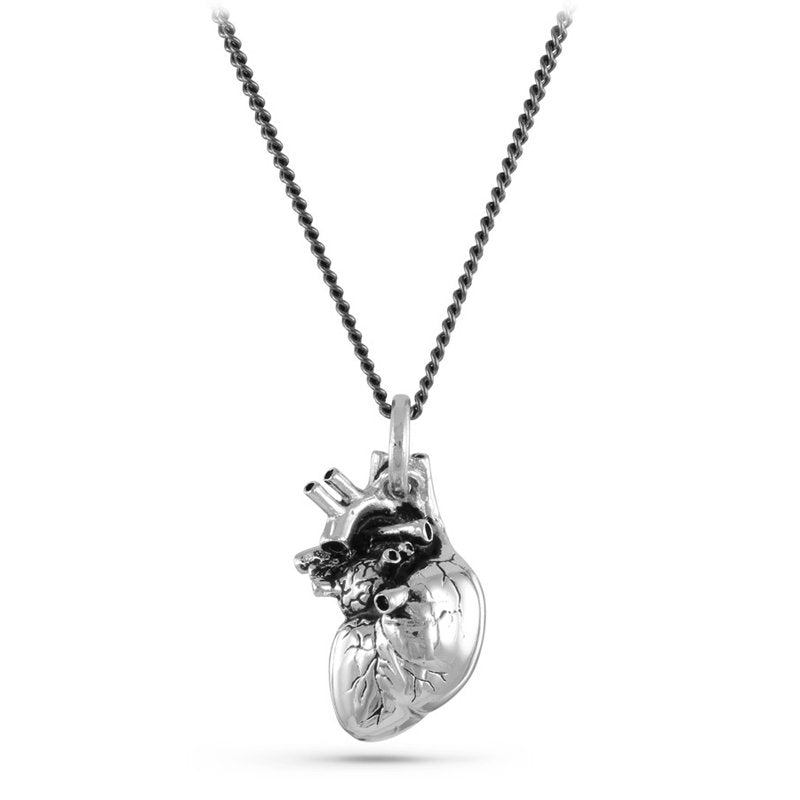 Anatomical Heart Necklace - front studio view (1 of 6)