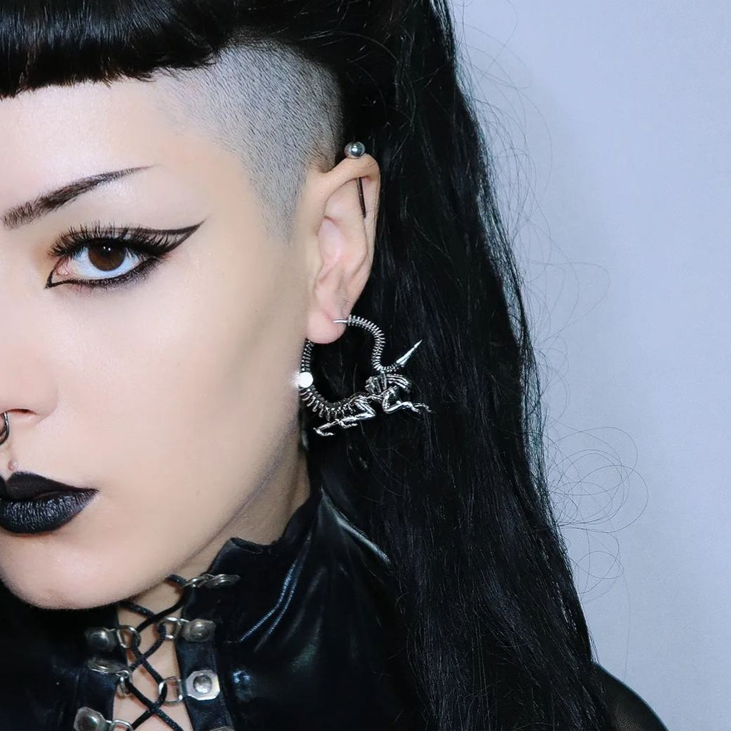 XENOMORPH ALIEN EARRINGS