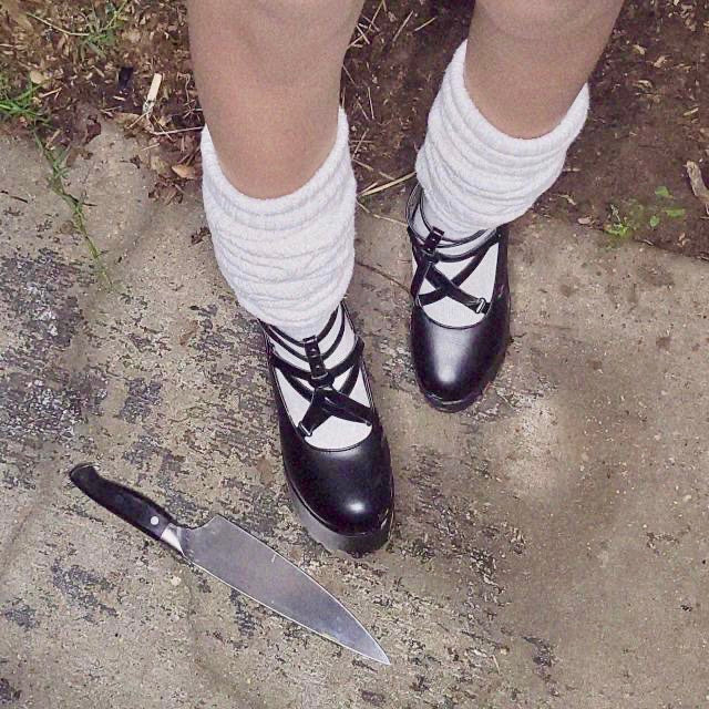 Chunky Devil Doll Sandals