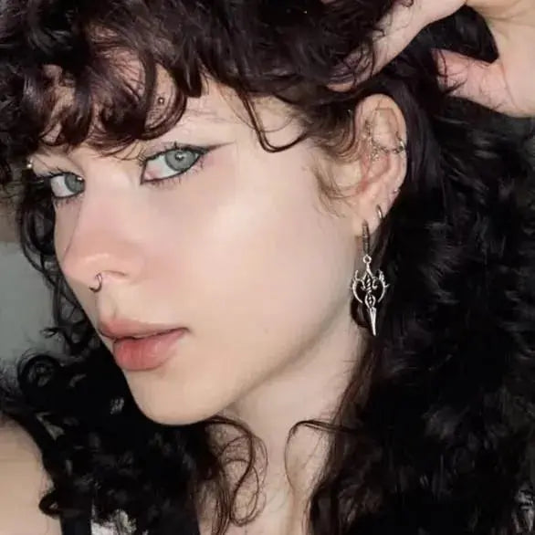 LONGINUS HALO PIERCER EARRINGS (925 SILVER)