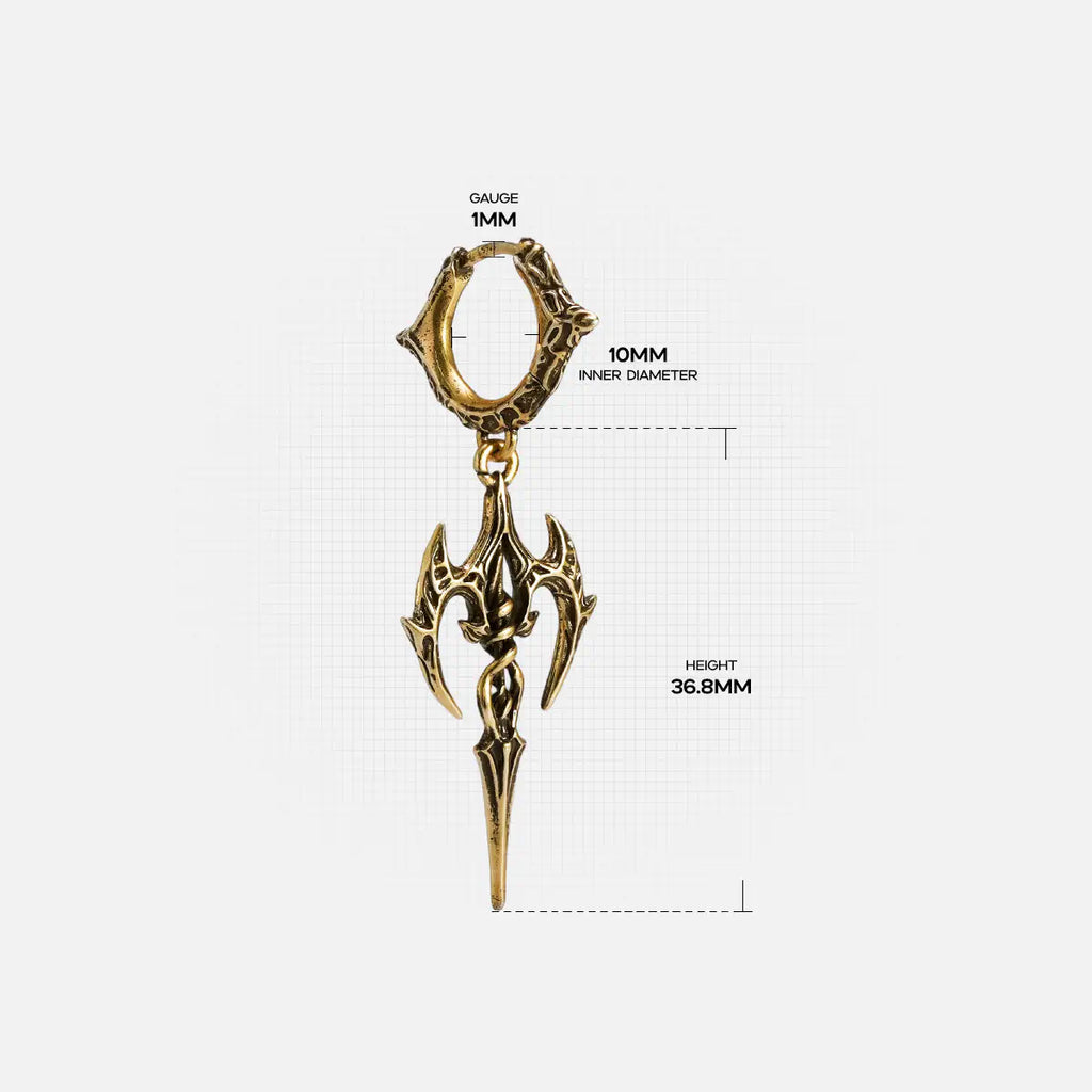 LONGINUS HALO PIERCER EARRINGS (925 SILVER)