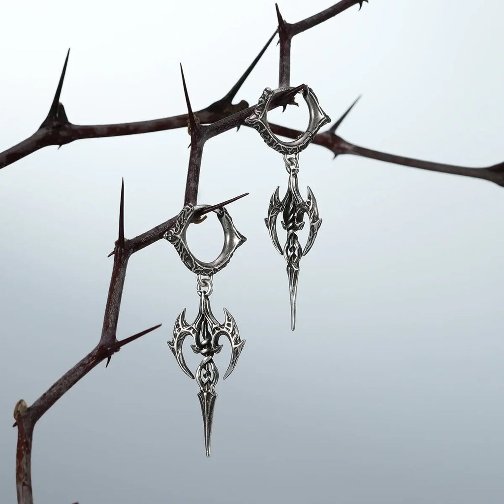 LONGINUS HALO PIERCER EARRINGS (925 SILVER)