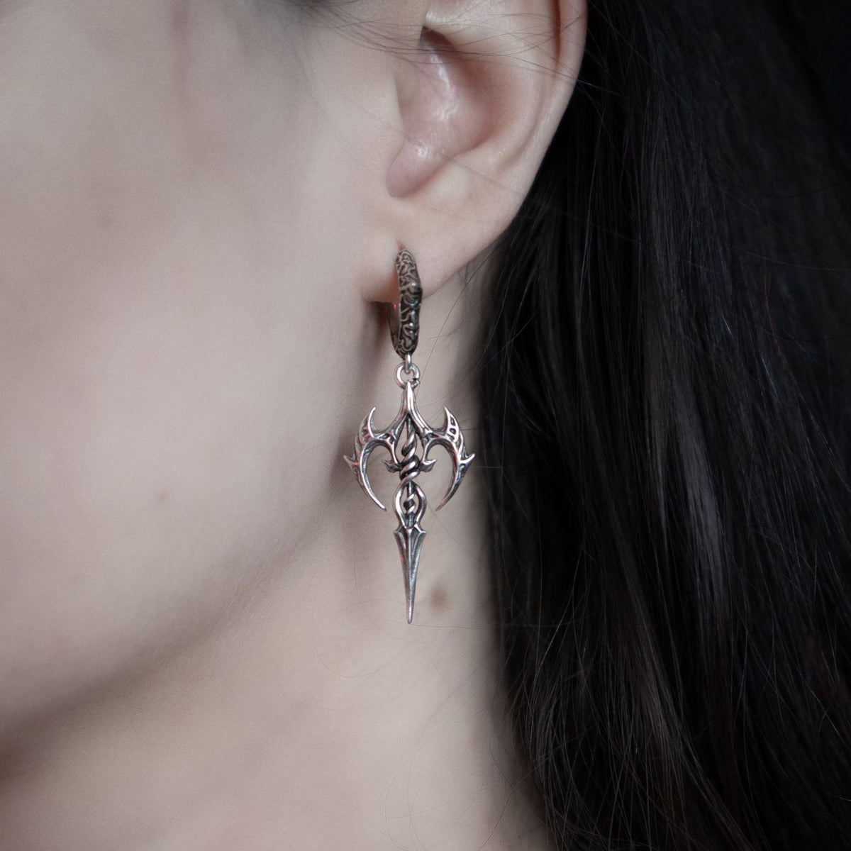 LONGINUS HALO PIERCER EARRINGS