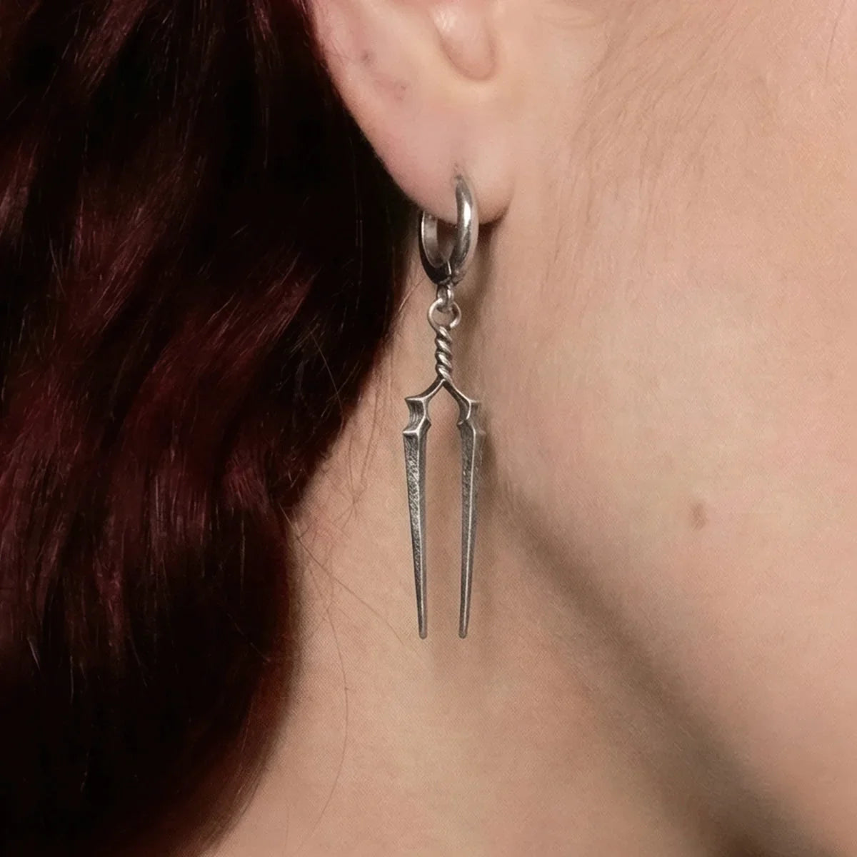 LONGINUS TWIN SPEAR EARRINGS