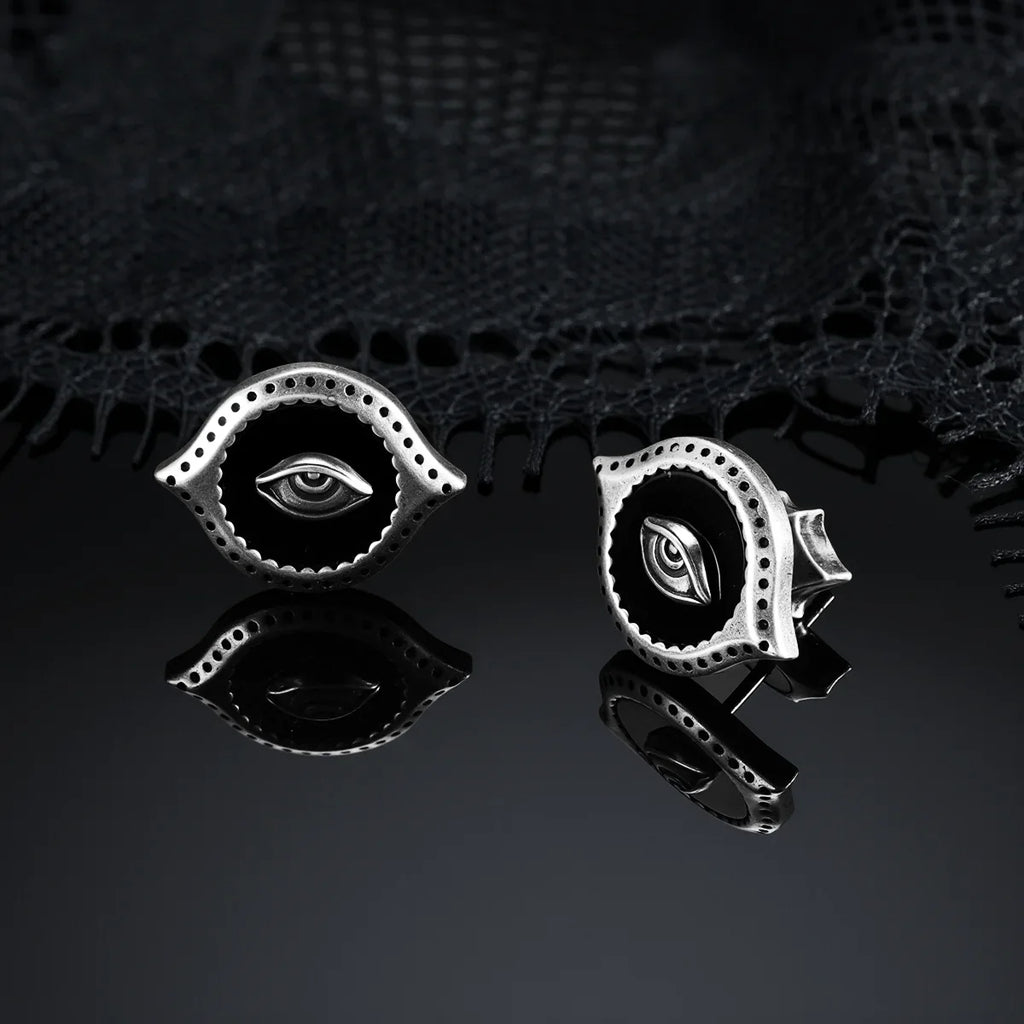 MIRROR WITNESS STUD EARRINGS