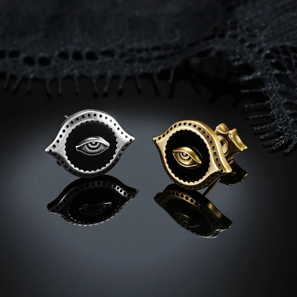MIRROR WITNESS STUD EARRINGS