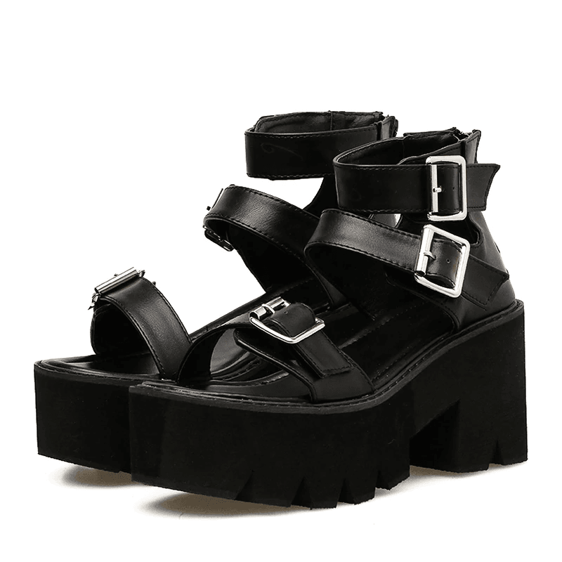 Classic Gothic Sandals - front studio view (1 of 4)
