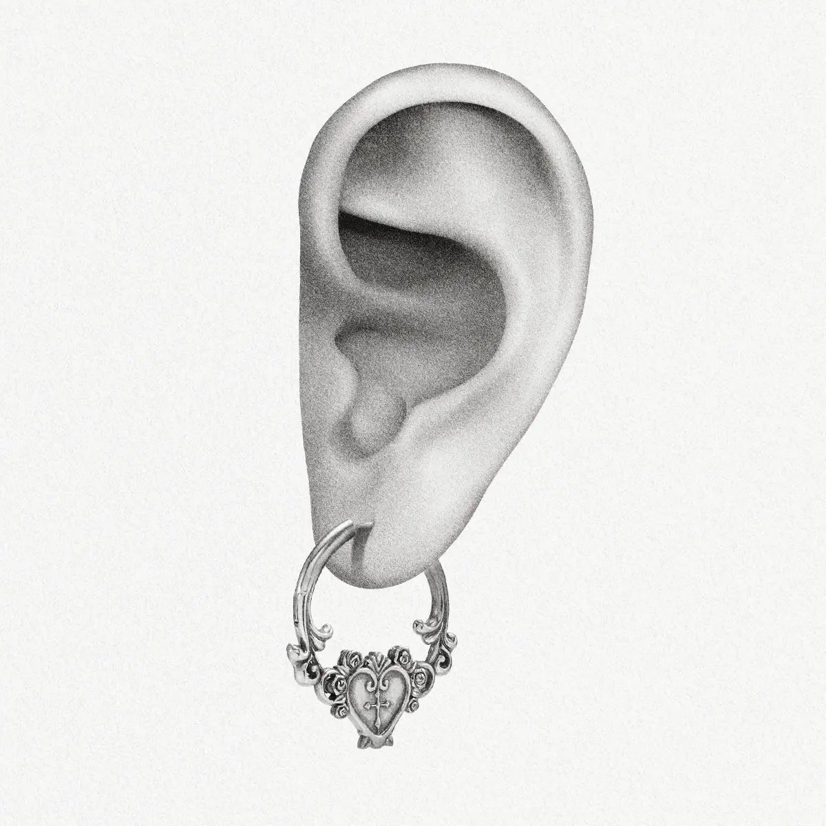 ORNATE AFFECTION EARRINGS (925 SILVER)