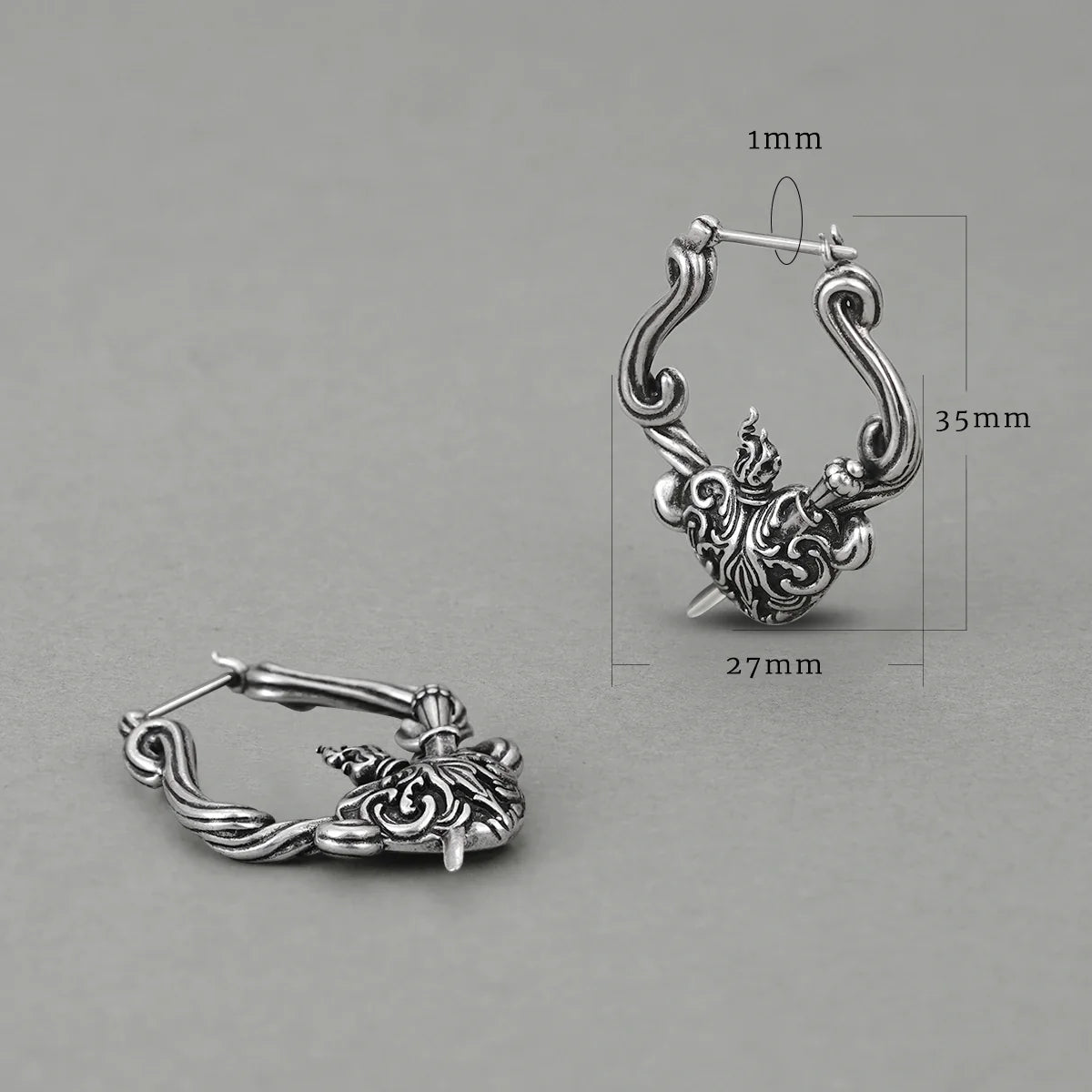 PASSIONATE HEART EARRINGS