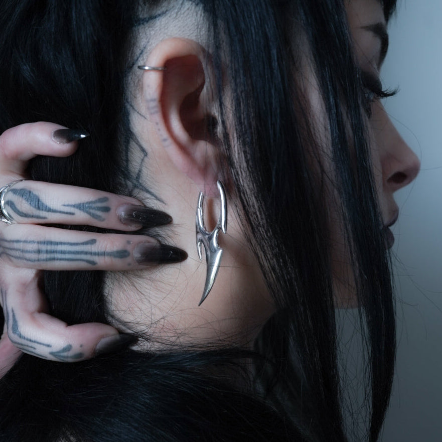 BLADE ARC EARRINGS