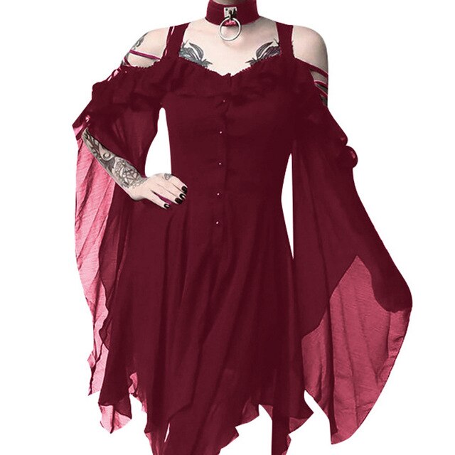 Dreamy Witch Dress - alternate view, shown with a person (4 of 15)