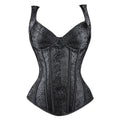 Ravenna Obsidian Curve Corset - Creepy Goth