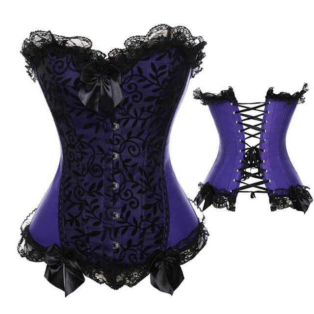 Morgana Witchfire Corset - Creepy Goth