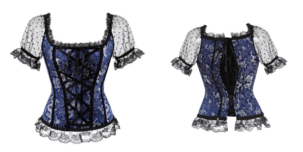 Corvina Ravenbind lace corset