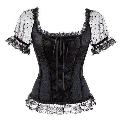 Corvina Ravenbind Corset - Creepy Goth