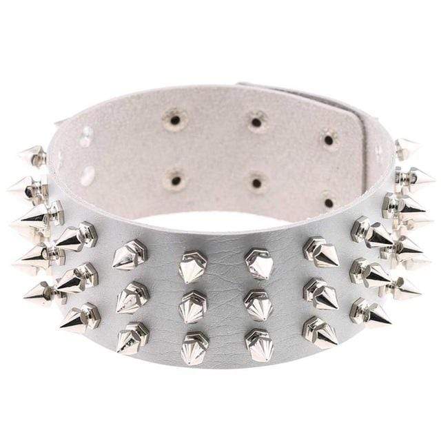 Studded Choker Necklace - Creepy Goth