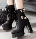 Double Buckle Ankle Boots - alternate lifestyle view (5 of 7)
