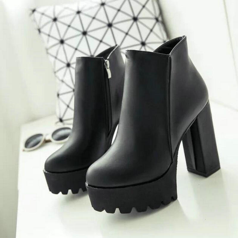 Darkling Square Toe Ankle Boots