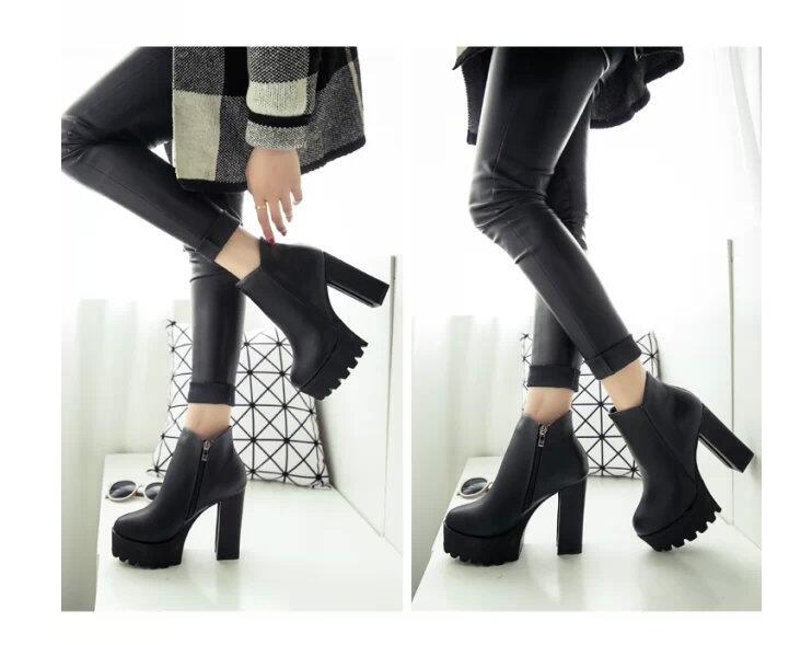 Darkling Square Toe Ankle Boots