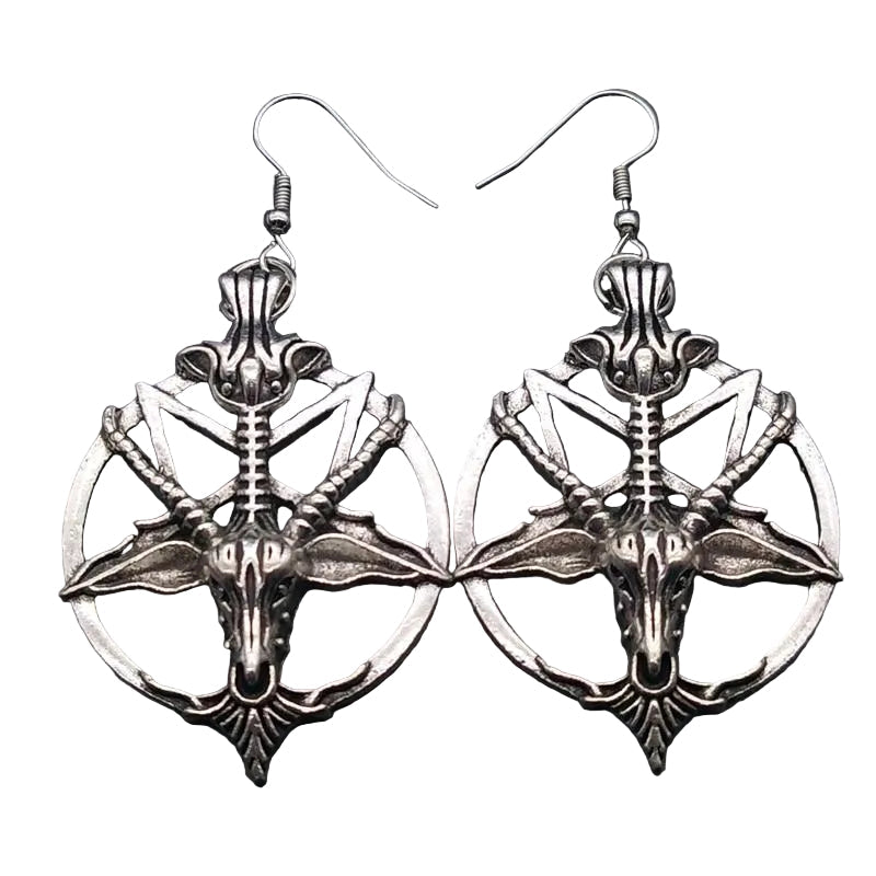 Retro Pentagram Earrings - primary lifestyle photo (1 of 4)