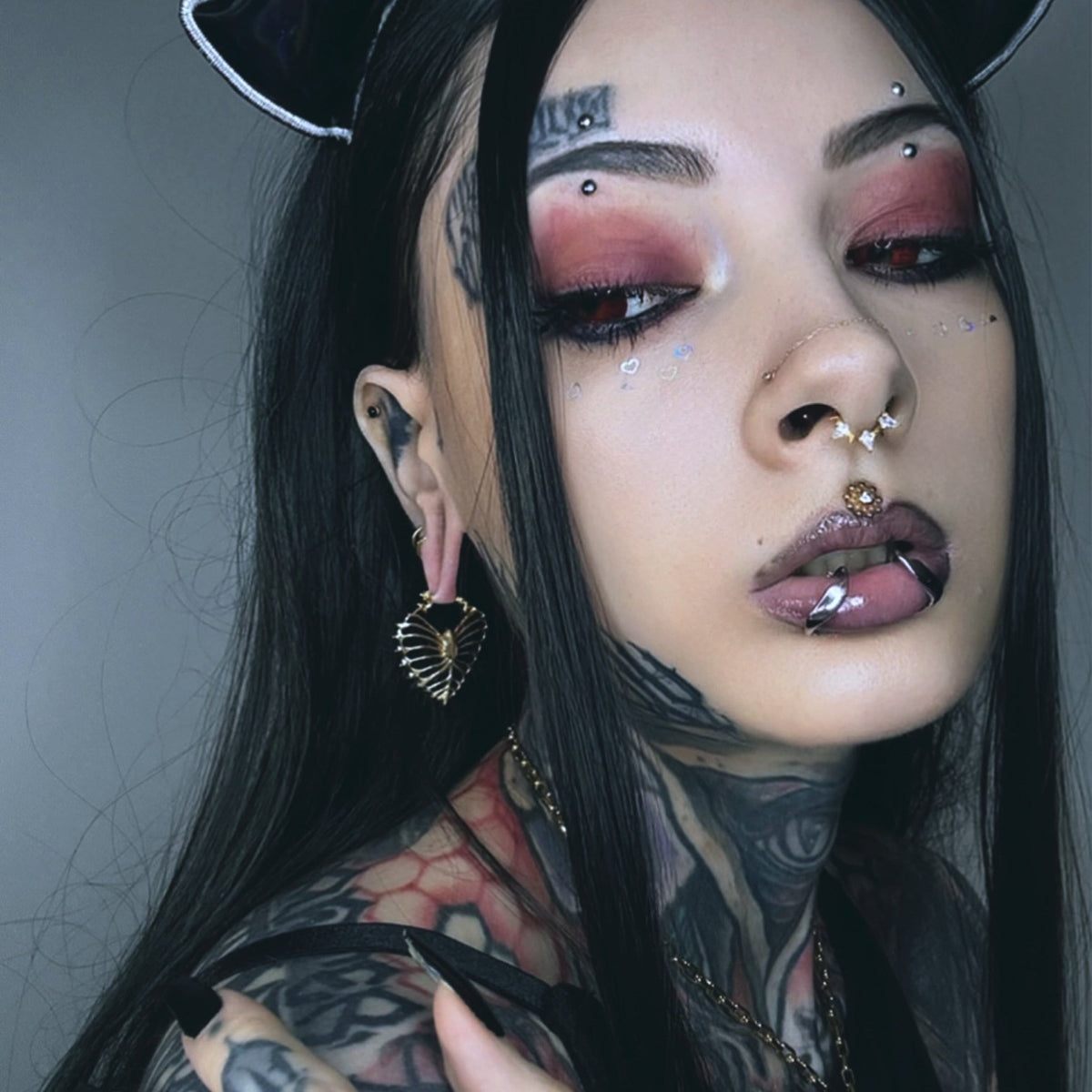 RIBHEART EARRINGS
