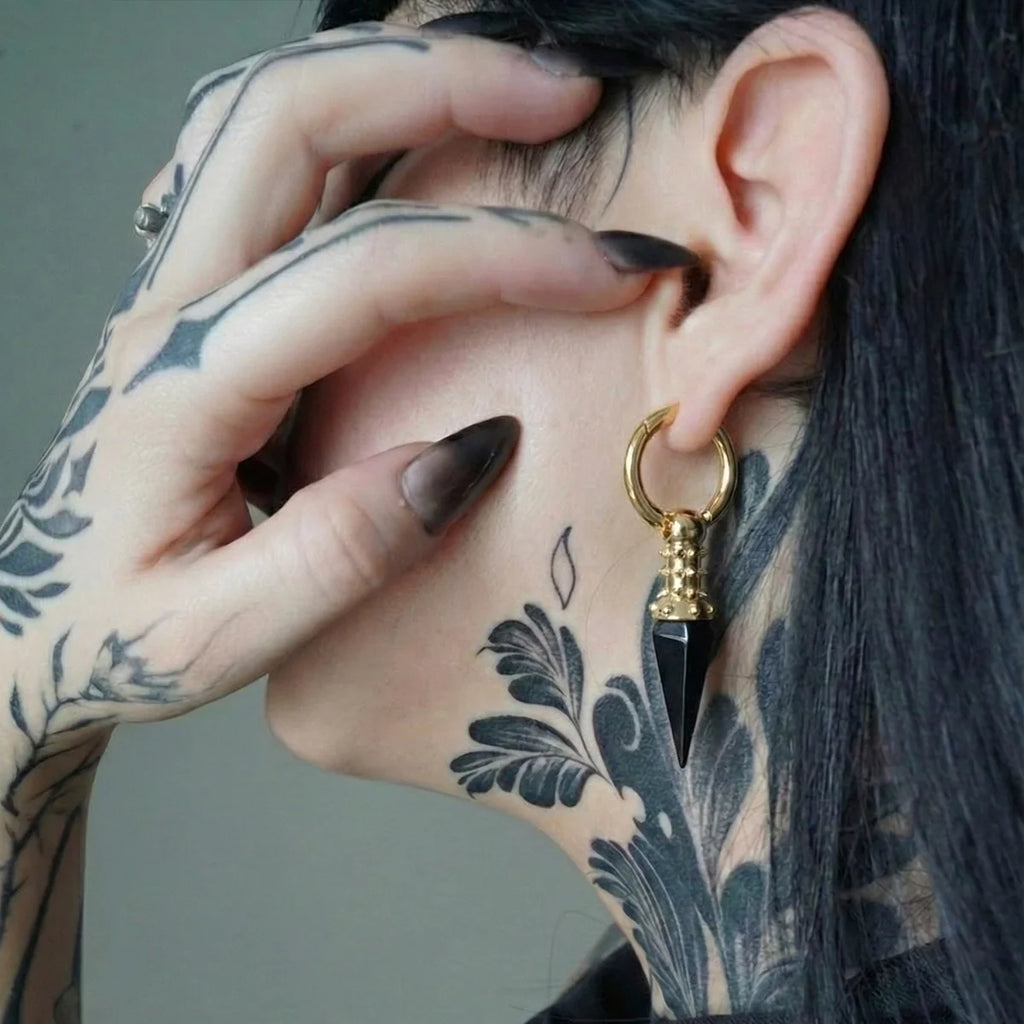 RIVET PRISM EARRINGS